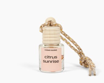 Citrus Sunrise Car Diffuser: Hanging Air Freshener (10ml)