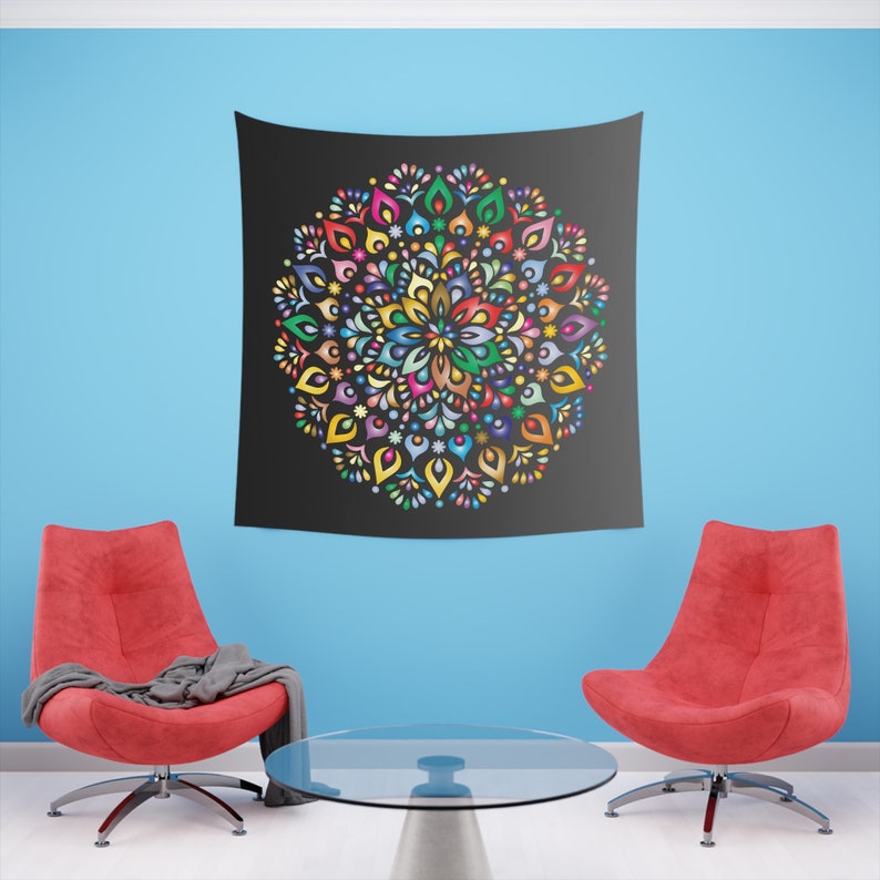 Wall Decor Trippy Wall Art for Apartment Spring Wall Tapestry Flower