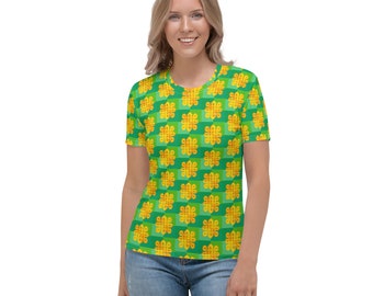 Checkered Celtic Knot Women's T-shirt