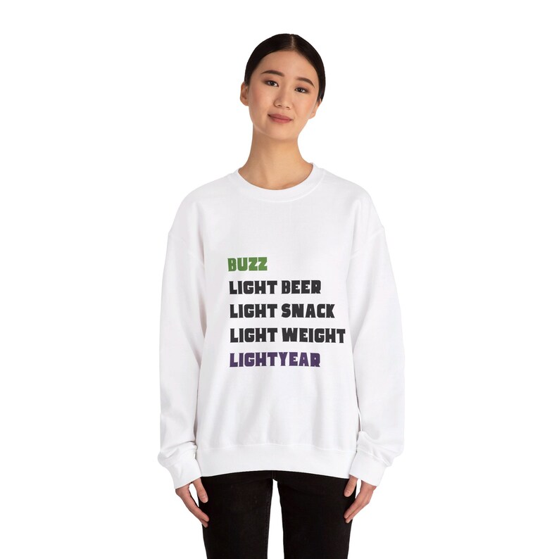 Woody's Nicknames for Buzz: Toy Story-Inspired Sweatshirt - Cozy Pixar Fan Apparel image 5
