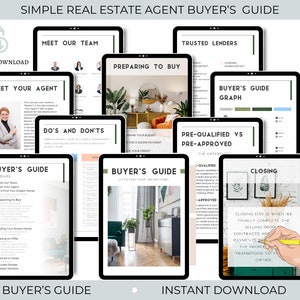 Mid-Century Modern Buyer Guide | Editable Template for Realtors | Buyer Packet | Real Estate Template | Real Estate Marketing