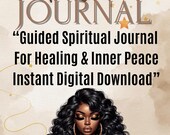 Spiritual Healing Journal for Women Seeking Inner Peace | Printable Digital Journal PDF