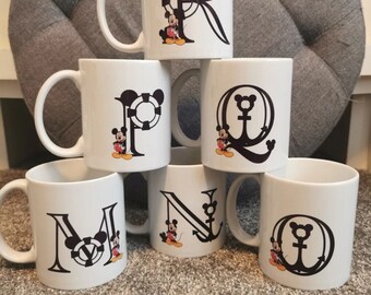 Mugs Initiales (disponibles en Initiales de A à Z)