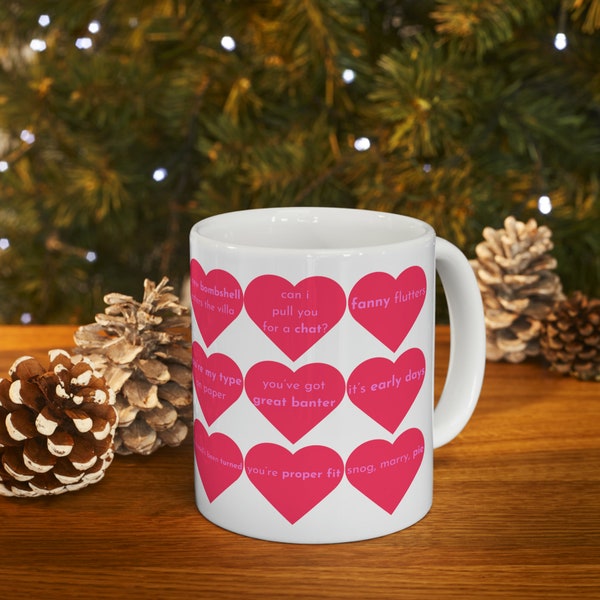 Love Island UK Quote Mug, Reality TV Gift, A New Bombshell Enters the Villa, ITV2, Ian Stirling Fan, Maya Jama, Casa Amor, Mugged Off