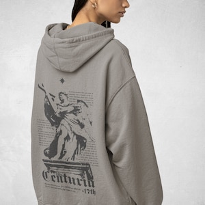 CENTURY HOODIE, RETRO Hoodie, Aesthetic Hoodie, Oversized Hoodie, Vintage Centuria 17th Plus Size Pullover Hoodie