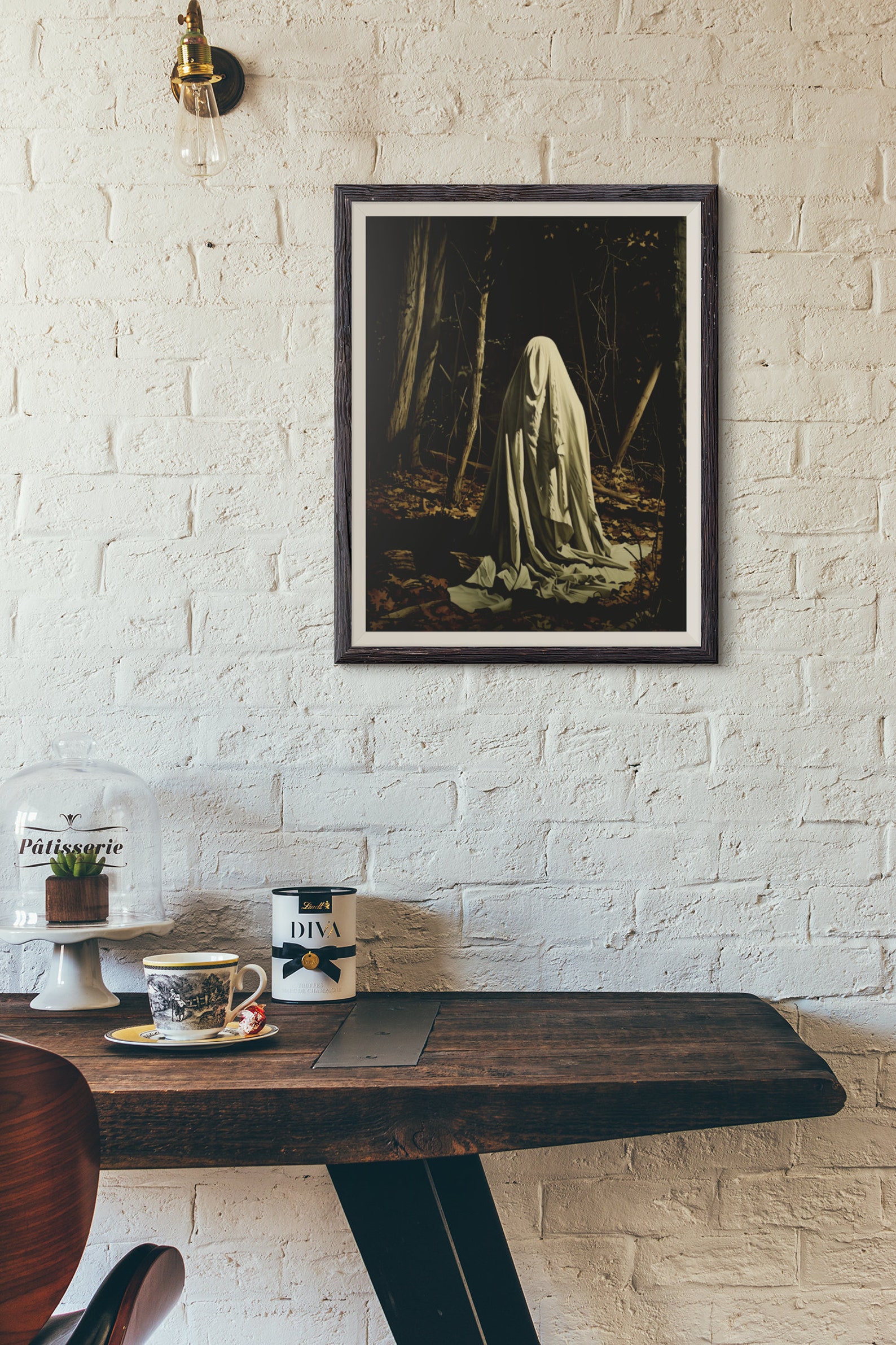Spirit of the Forest | Gothic Fantasy Art Print | Dark Academia Wall ...