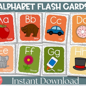 Cartes alphabétiques