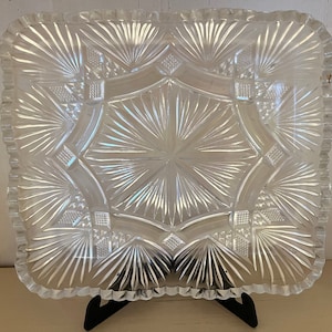 Vintage Glass Tray