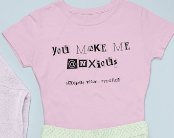 Mental Health T Shirt, Funny Anxiety Shirt, Anxious, Emo Scene Tee, Mental Health Gift, Funny Shirt, Therapy Shirt, Depression Top