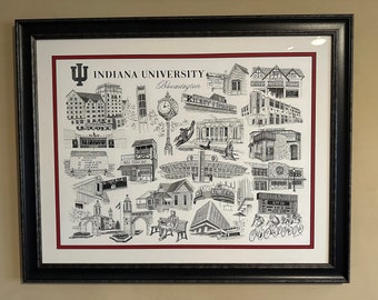 Indiana University College Campus Portrait