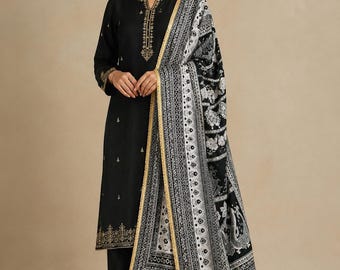 Dupatta bandhej chinon crepe  dupattas Indian dupattas wrap, throw, tapestry, shawl