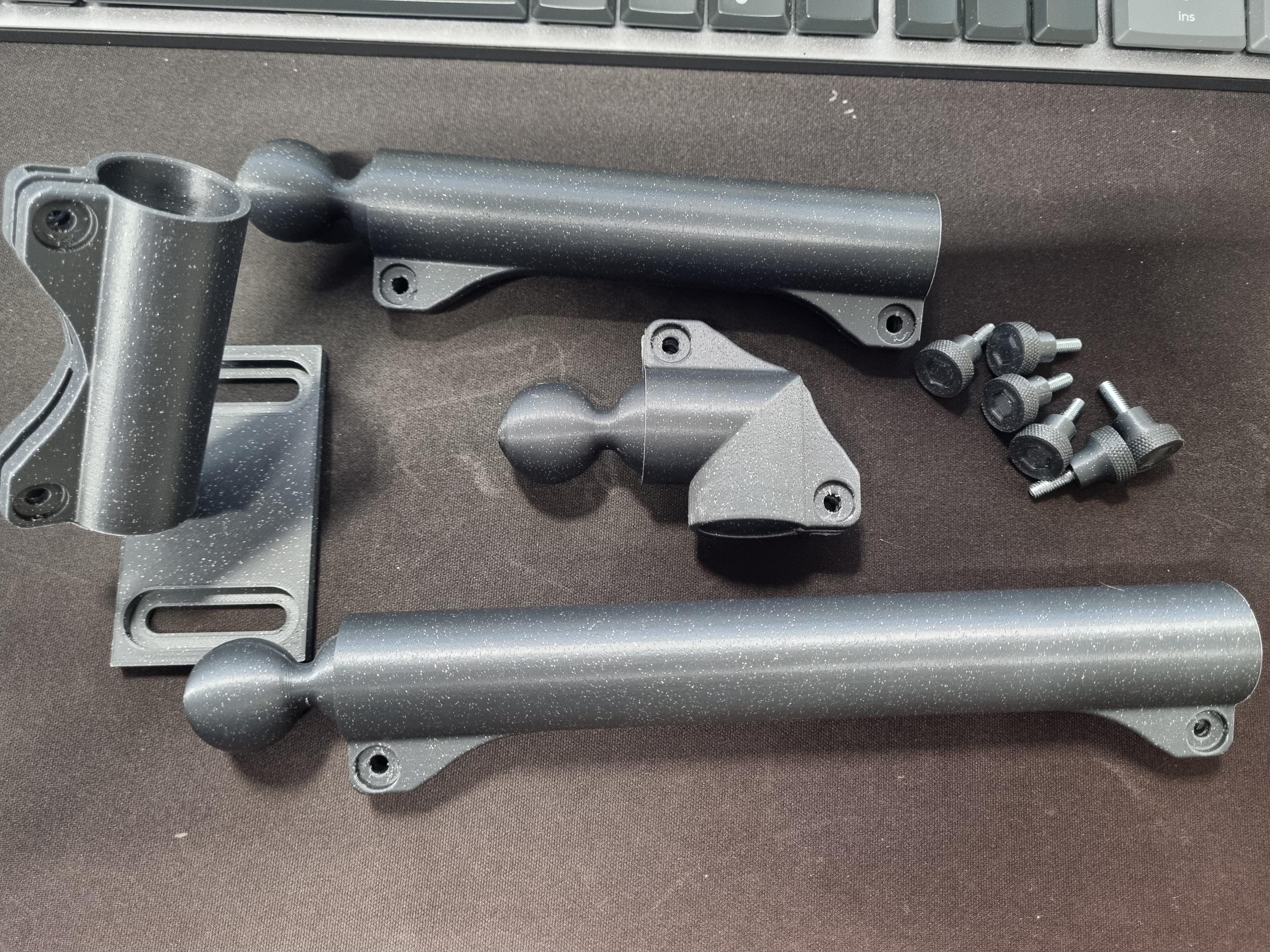 10" Touch Screen With Fixing and Adjustment Brackets. Sensor Panel ...
