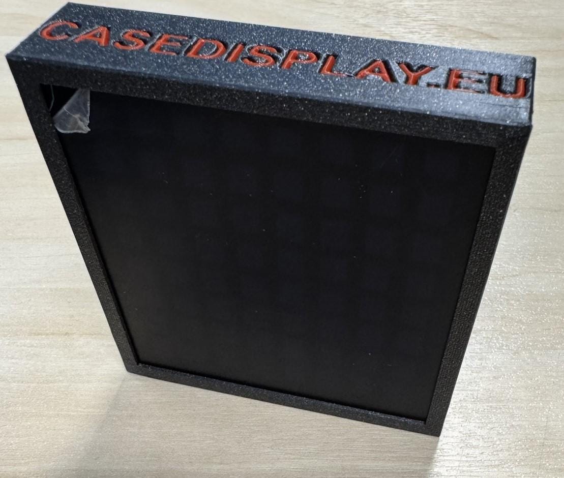 Gear or Flag indicator, 64 LED matrix, including fixing system for extruded profile, Simracing, Simrig, SimHub