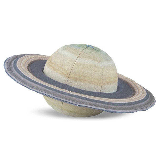 Saturn - Educational Toy for Kids and Toddlers 3D Mapped and High Quality Printed Small Stuffed Ball