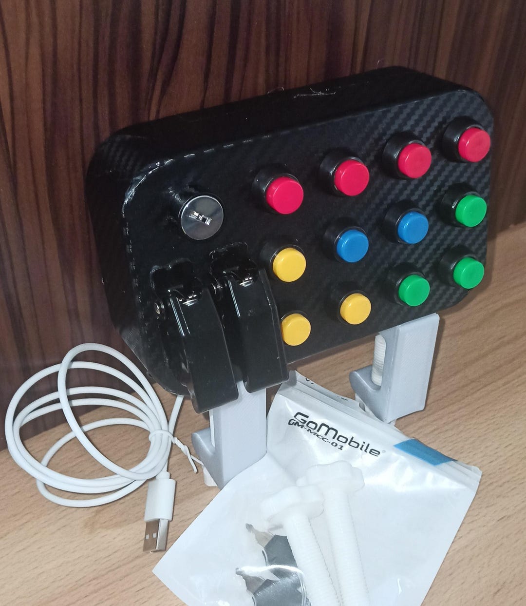 15-button Sim Racing Box 3D STL Files – DIY Gaming Project (digital ...