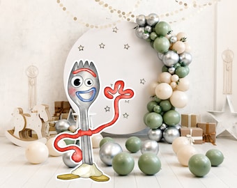 Toy Story Forky Cutout: Birthday Party Prop (Digital Download)