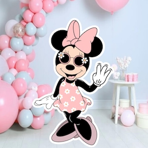 Groovy Maus Ausschnitt: Boho-Geburtstags-Party-Requisite (Digitaler Download, PNG-Datei)