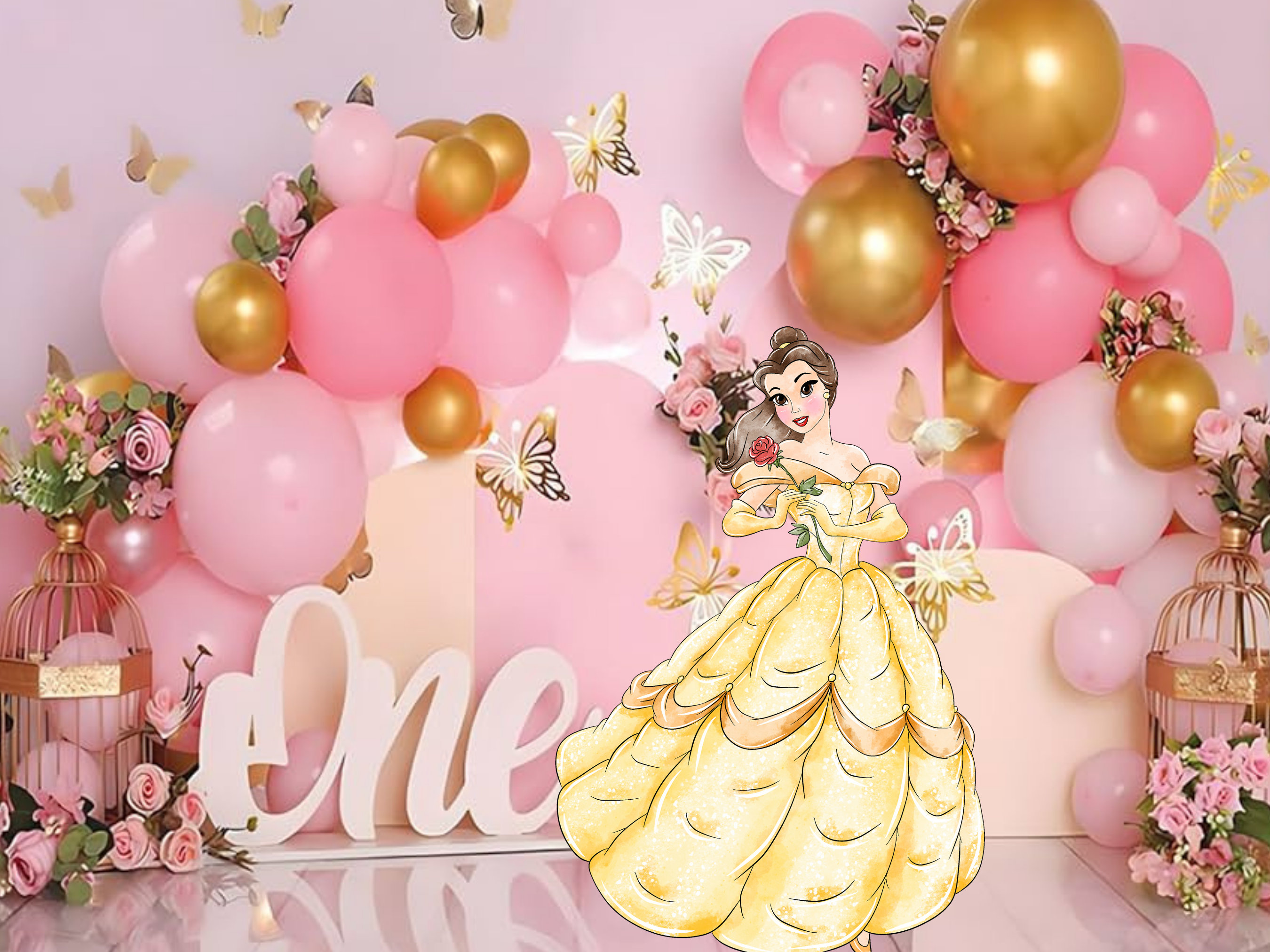 Princess Birthday Party Supplies Princess Belle Birthday Party