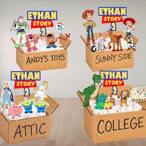 Toy Story 2 Centerpiece, Custom Name Logo (Digital Download)