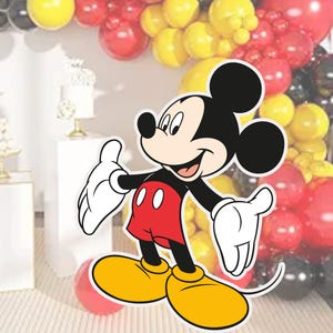 Mouse Cutout: Party Backdrop Decor (Digital Download)