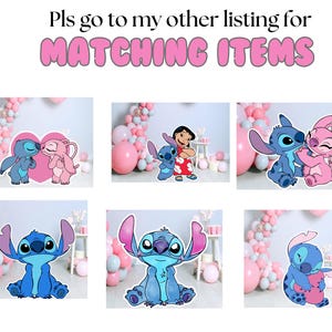 Lilo and Stitch Cutout: Party Decoration Stand Up Prop (Digital Download) image 6