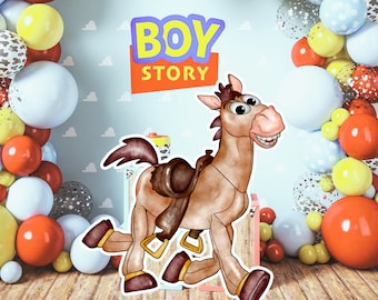 Bullseye Toy Story Cutout: Birthday Party Prop (Digital Download)
