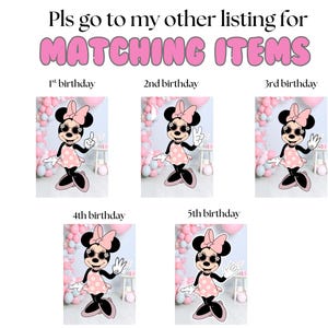 Minnie Mouse 2nd Birthday Invitation: Oh TWOdles Theme (Digital Download) image 10