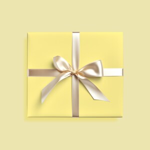 Yellow Wrapping Paper, Yellow Gift Wrapping, Sunshine Yellow Wrapping ...