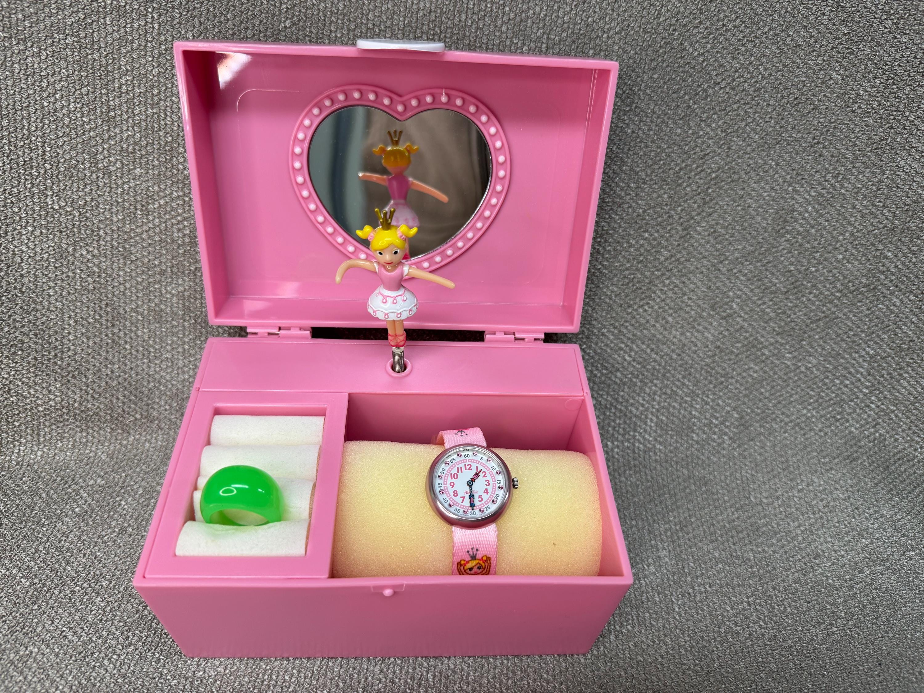 Swatch Flik Flak Pink Ballerina Jewelry Music Box and  display picture 3