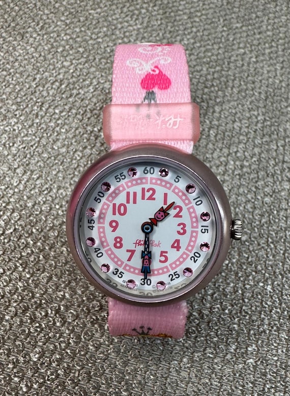 Swatch Flik Flak Pink Ballerina Jewelry Music Box and  display picture 1