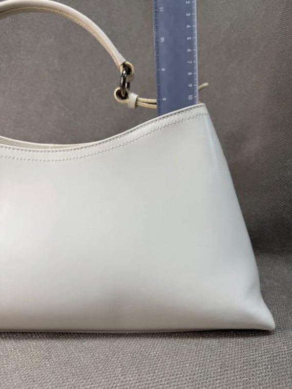 Furla Shoulder Bag, Off-white, Vintage 2000s, Structured Purse
