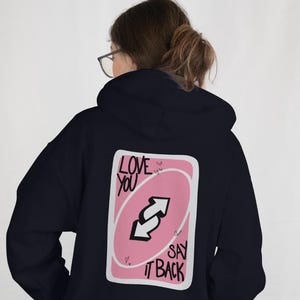Liebesbotschaft Sweatshirt Komfortabnutzung Positive Aussage Rosa Pullover Täglicher Stil Lässige Kleidung Liebe Design Komfort Hoodie Rosa Botschaft