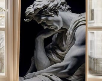 Classical Sculpture Print - Dramatic Greco-roman Art Poster