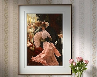 ジェームズ・ティソ、Hush!、フランスの画家、額装用蔵書票、美術