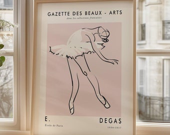 Ballerina Print - Royal Ballet of Paris Poster, High-Quality Ballet Illustration, Vintage Ballet Wall Art, Elegant Dance Decor for Home