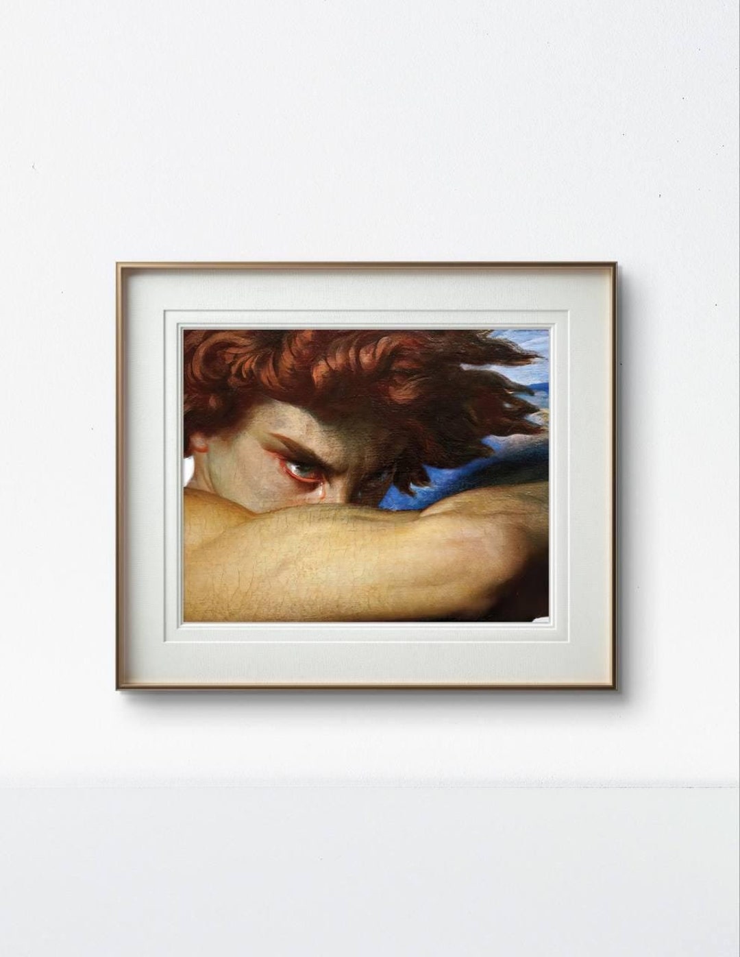 Fallen Angel by Alexandre Cabanel, Dramatic Mythology Art Print ...