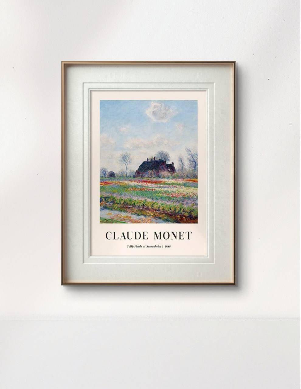 クロード・モネ、「Tulip Fields at Sassenheim,near Amazon.com: Claude Monet Tulip Fields At Sassenheim Near