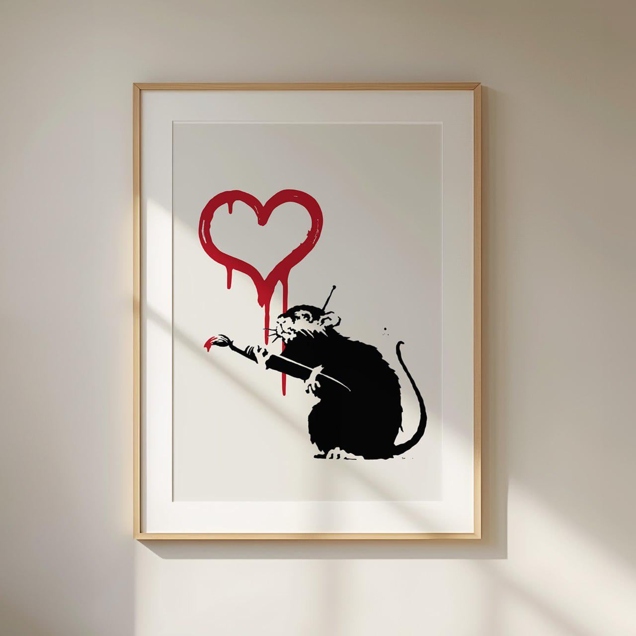 BE@RBRICK LOVE RAT 100％ & 400％ banksy