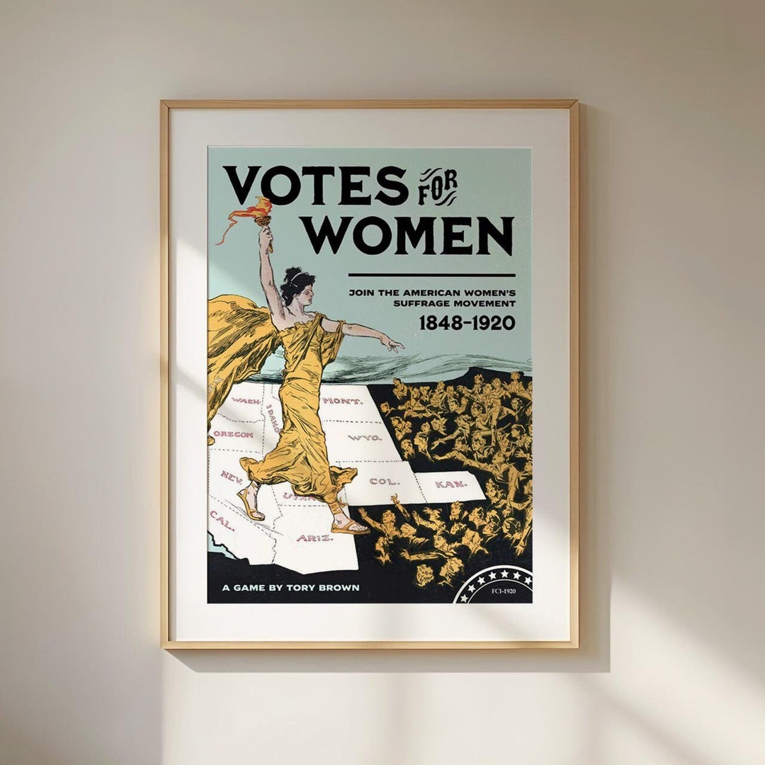 Votes for Women Suffrage Poster - High-quality Vintage Feminist Art ...