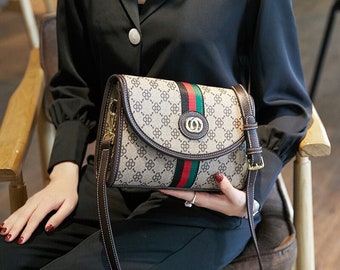 Luxury Canvas Shoulder Bag Gucci Woman Handbag Gift for Her Personalized Gift