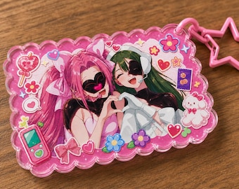 Alien Stage Acrylic keychain, Mizi & Sua fan art, Alien Stage Misu Inspired Charm