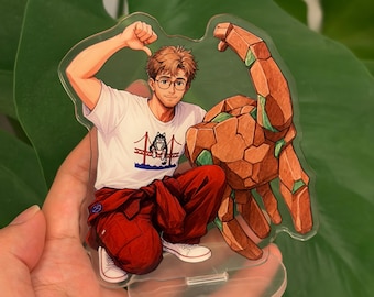Project Hail Mary Acrylic Standee, Grace Rocky Standee, Amaze fan art
