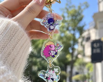 Deltarune Fun Gang Chief Kris Susie Ralsei Keychain Charm