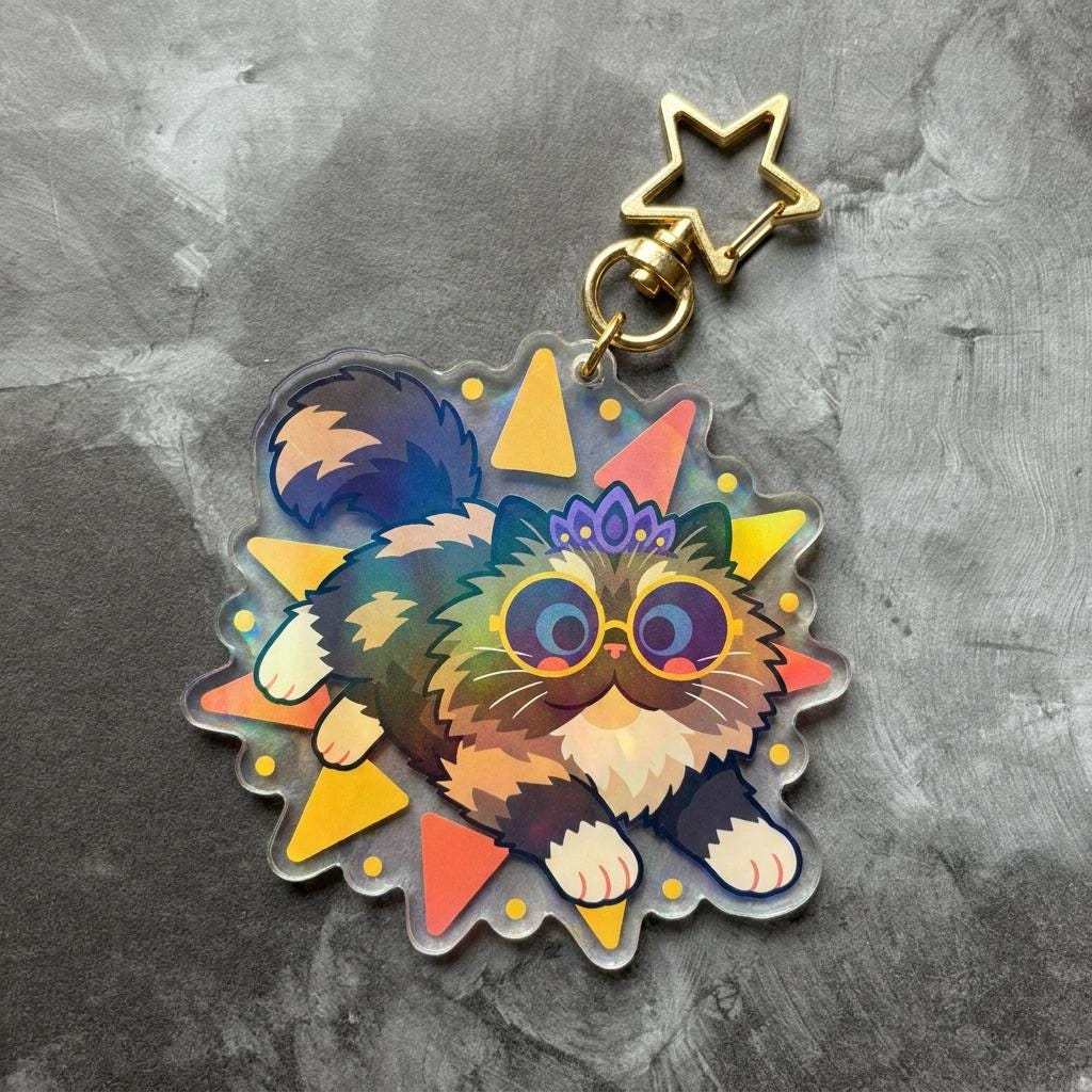 Dungeon Crawler Carl Princess Donut Keychain Charm