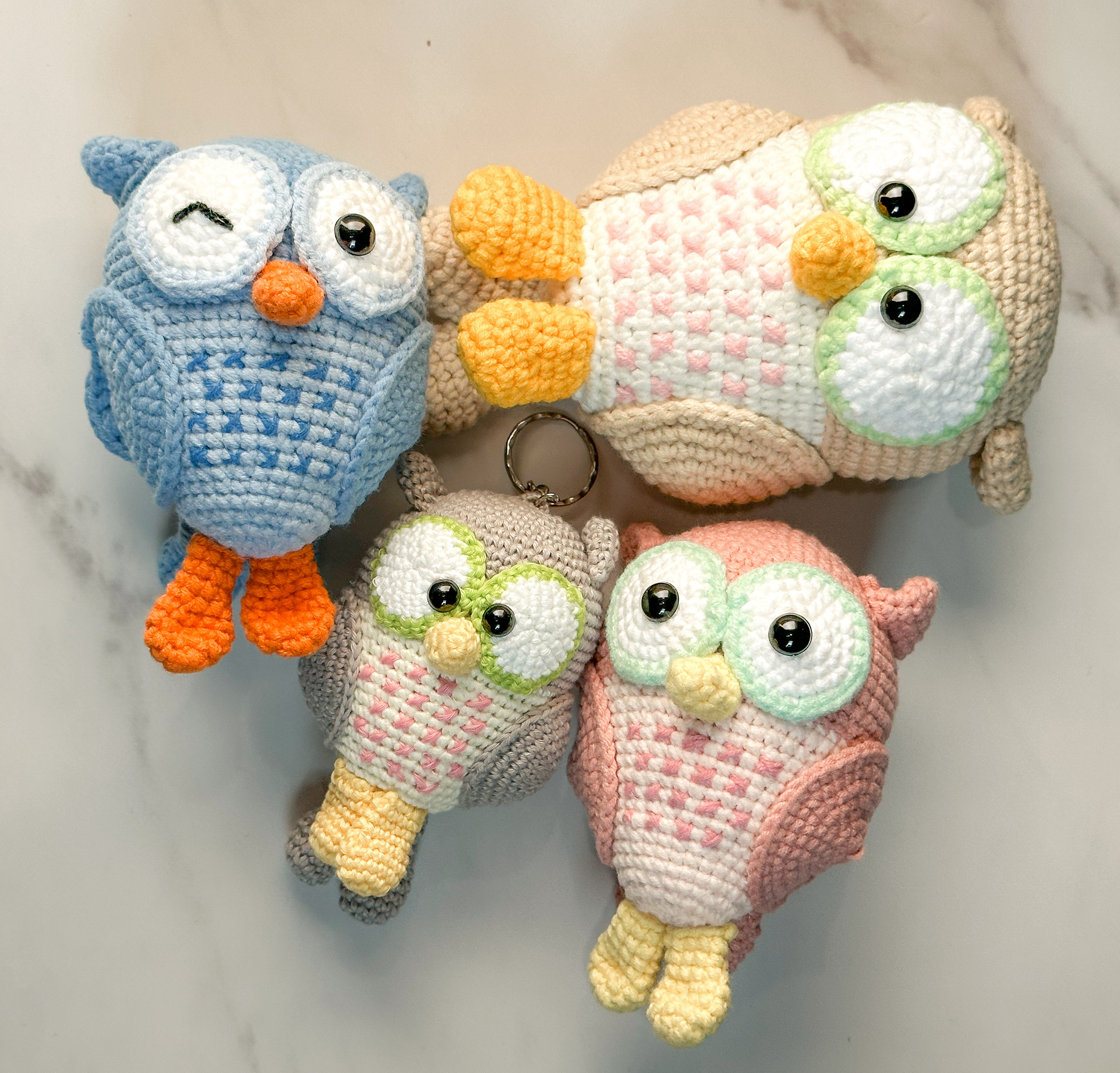 Owl Crochet Amigurumi - Handmade Toy Doll - Woodland Animal - Adorable Owl Crochet - Unique Amigurum