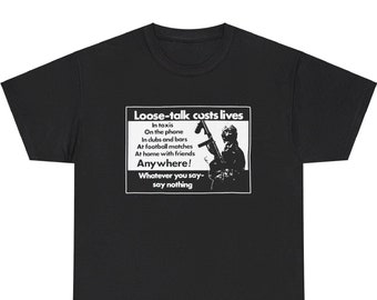 Irische Republikaner-Armee-T-Shirt - IRA lose Gespräch Kosten Leben Sicherheitskultur anarchistische sozialistische kommunistische linksradikale militante T-Shirt