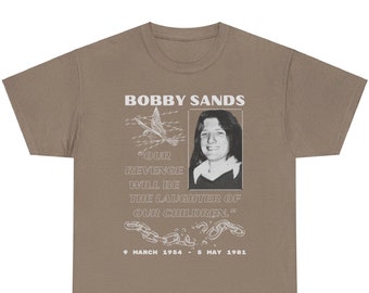 Bobby Sands T-Shirt Irischer Widerstand Befreiung Unterdrückung Völker Geschichte sozialistisches anarchistisches kommunistisches Demonstriert-T-Shirt
