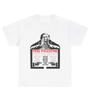 Freies palästinensisches jüdisches antizionistisches T-Shirt Bund Bundist Nicht in unserem Namen nie wieder Aktivist Geschenk linker kommunistischer marxistischer Anarchist