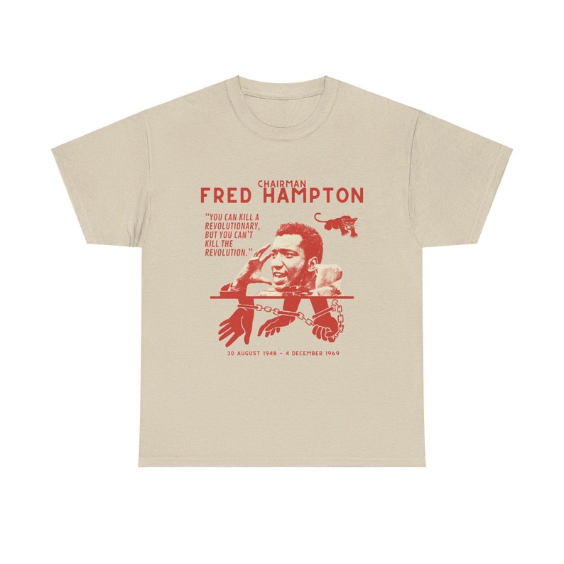fred hampton t shirt revolutionary marxist socialist socialism communist communism black liberation black lives matter tshirt tee gift activist leftist black panther party huey newton angela davis bobby seale liberation radical