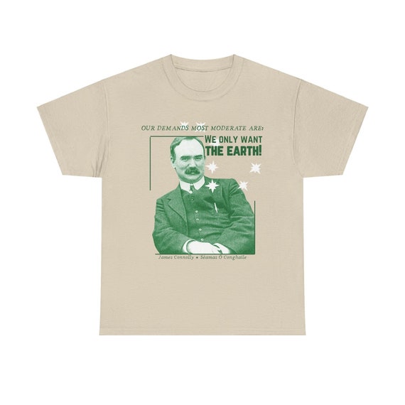 James Connolly Séamas Ó Conghaile tshirt Irish pride IRA socialist celtic st. patricks day workers easter rising communist anarchist tee